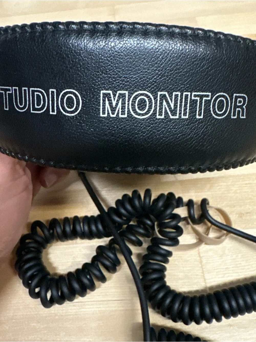 Sony Black Over-Ear Headphones with Blue Accent